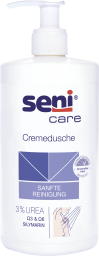 Verpackung der Pumpflasche der Seni Care Cremedusche
