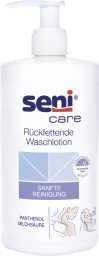 Bild der Verpackung der Seni Care Rückfettenden Waschlotion