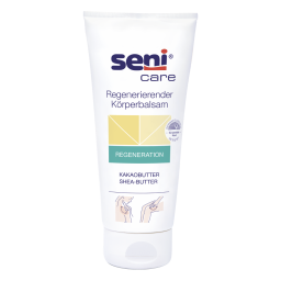 Bild der Verpackung des Seni Care Regenerierenden Körperbalsams
