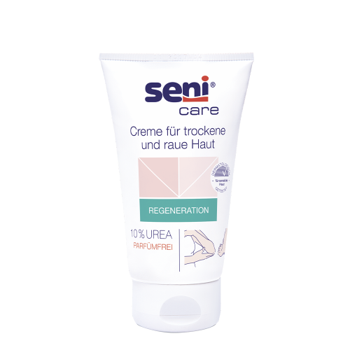 Verpackung der Seni Care Creme für trockene und raue Haut