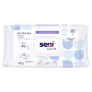 Bild der Verpackung der Seni Care Aqua Feuchttücher